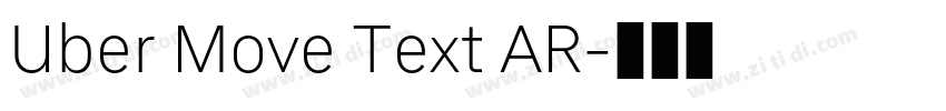 Uber Move Text AR字体转换